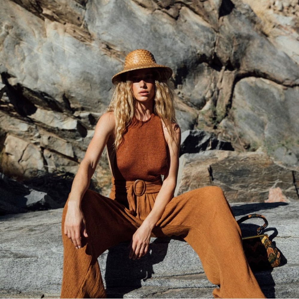 RUBINA TOP TERRACOTTA Savannah Morrow The Label